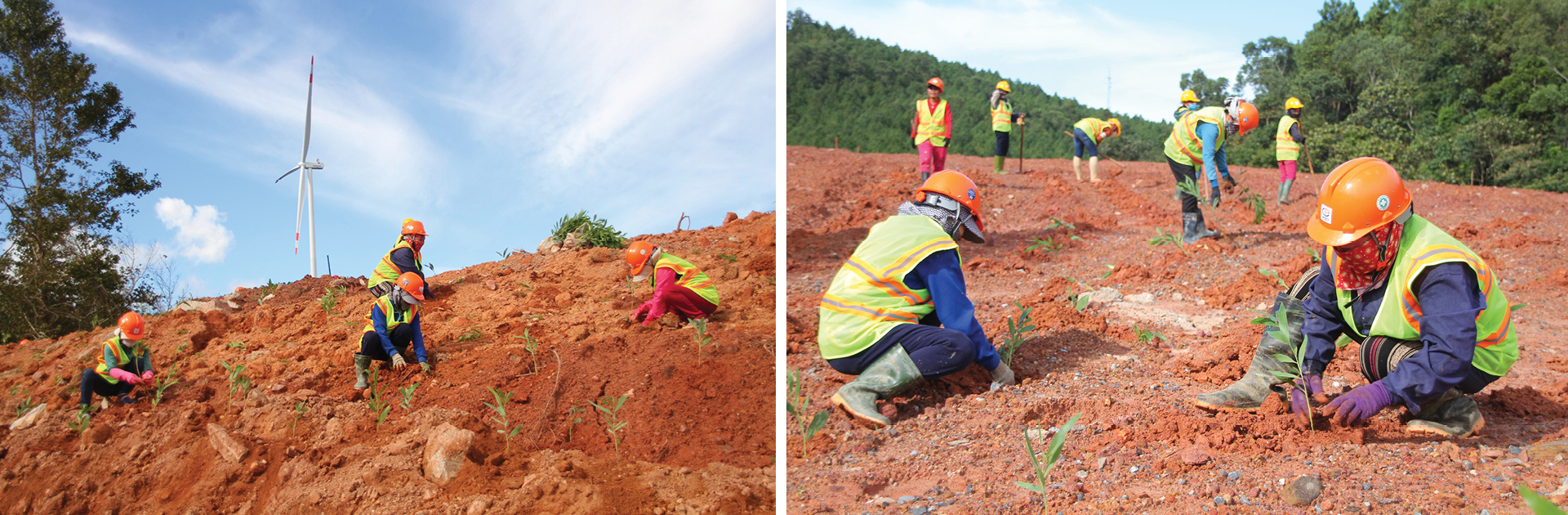 Trên đại công trường điện gió ở huyện miền núi Quảng Trị ảnh 16