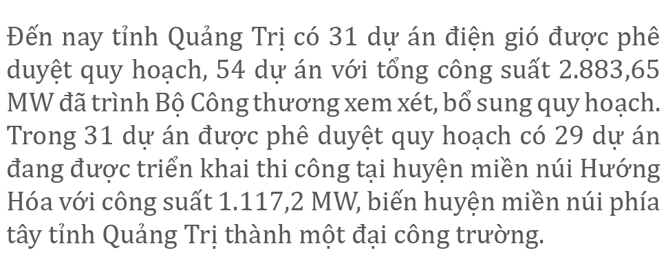 Trên đại công trường điện gió ở huyện miền núi Quảng Trị ảnh 3