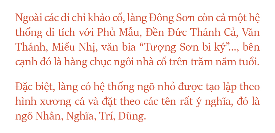 Nét độc đáo làng cổ Đông Sơn ảnh 10