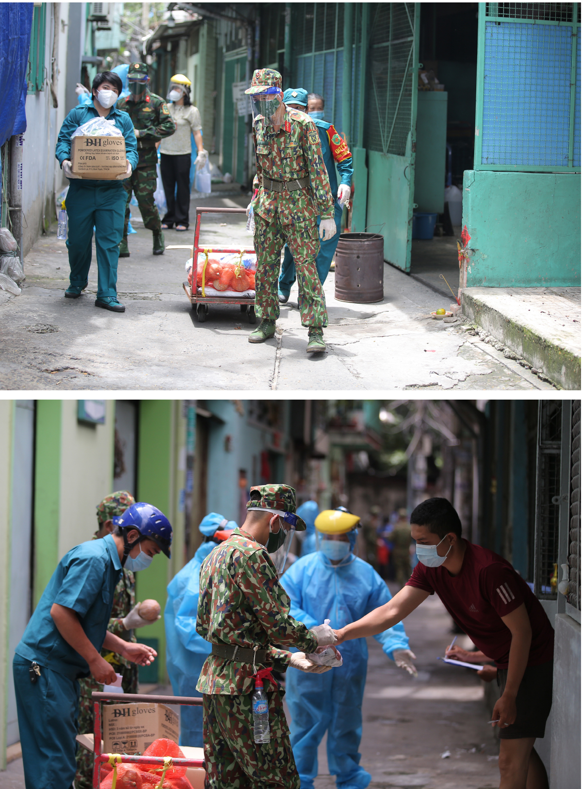 Ngày đầu tiên cán bộ, chiến sĩ xuất quân phòng, chống dịch trên địa bàn TPHCM ảnh 24