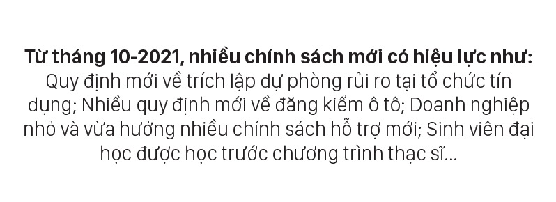 Những chính sách có hiệu lực từ tháng 10-2021 ảnh 1