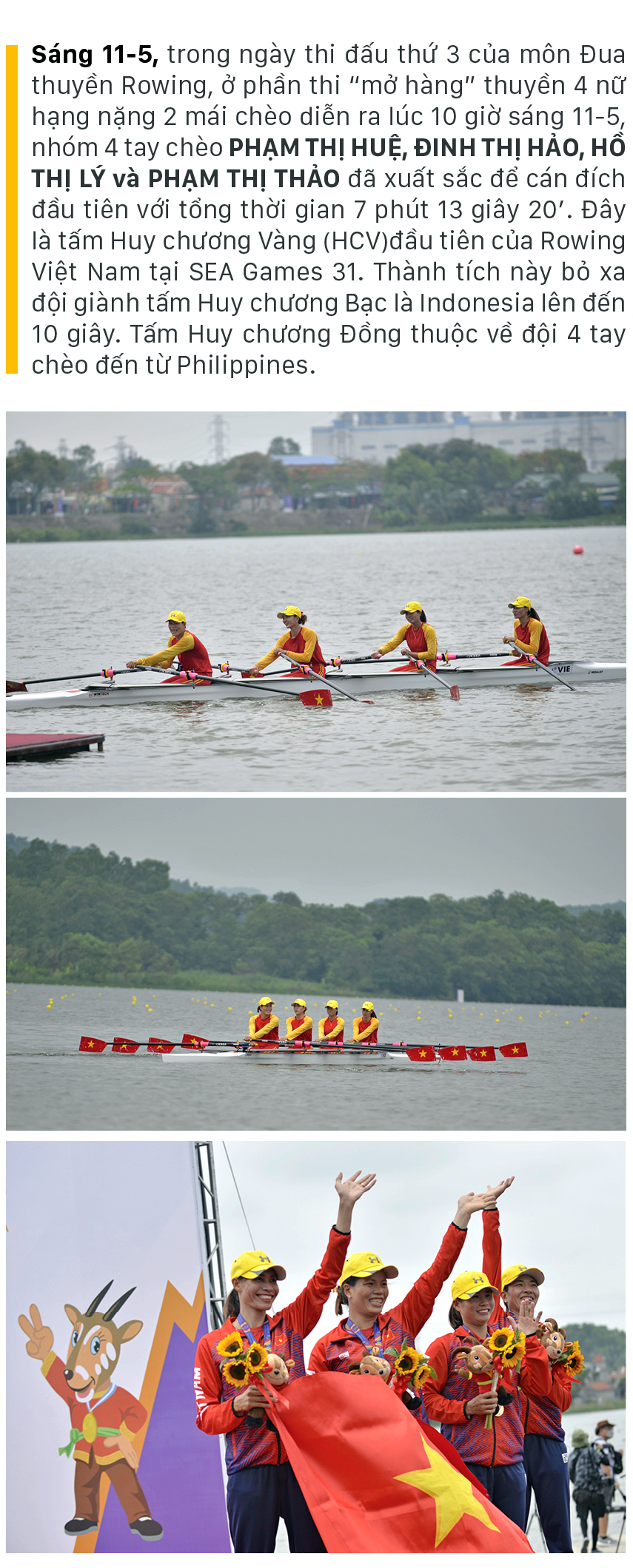 Những tấm HCV đầu tiên của Đoàn Thể thao Việt Nam tại SEA Games 31 ảnh 7