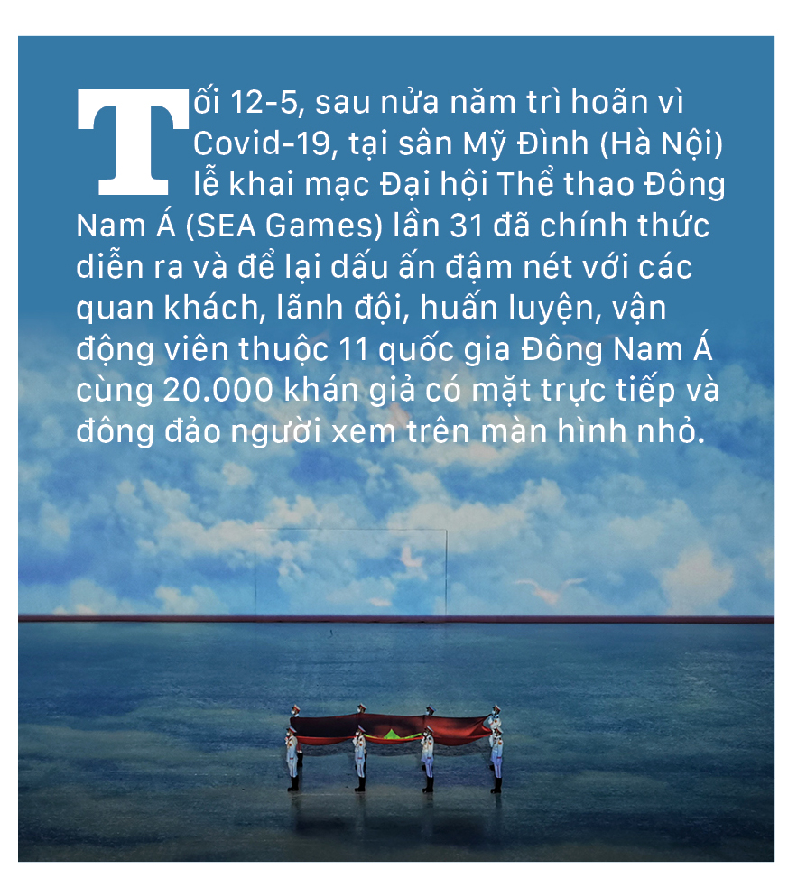 Những hình ảnh đẹp và lung linh của Lễ khai mạc SEA Games 31 ảnh 1