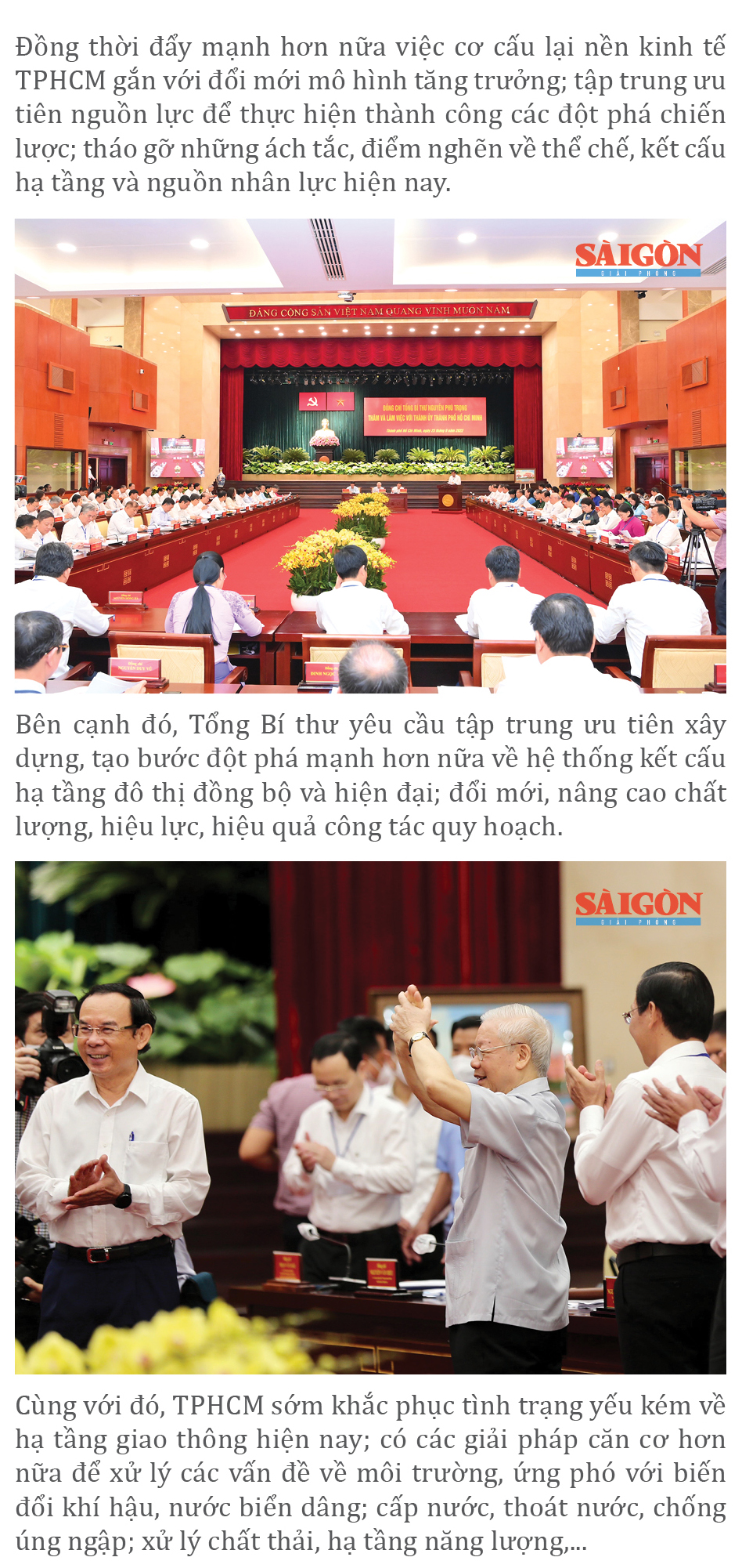 Tổng Bí thư Nguyễn Phú Trọng thăm và làm việc tại TPHCM ảnh 6