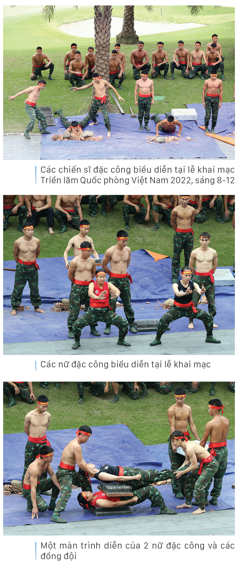 Không quân và đặc công biểu diễn tại lễ khai mạc Triển lãm Quốc phòng quốc tế Việt Nam 2022 ảnh 6