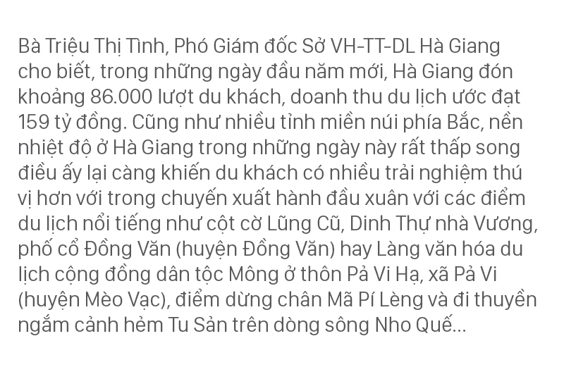 Du khách ngất ngây với cảnh sắc đầu xuân ở miền cao nguyên đá Hà Giang ảnh 2