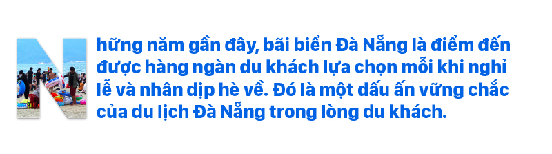 Nhộn nhịp các hoạt động tại bãi biển Đà Nẵng trong dịp nghỉ lễ, hè về ảnh 1