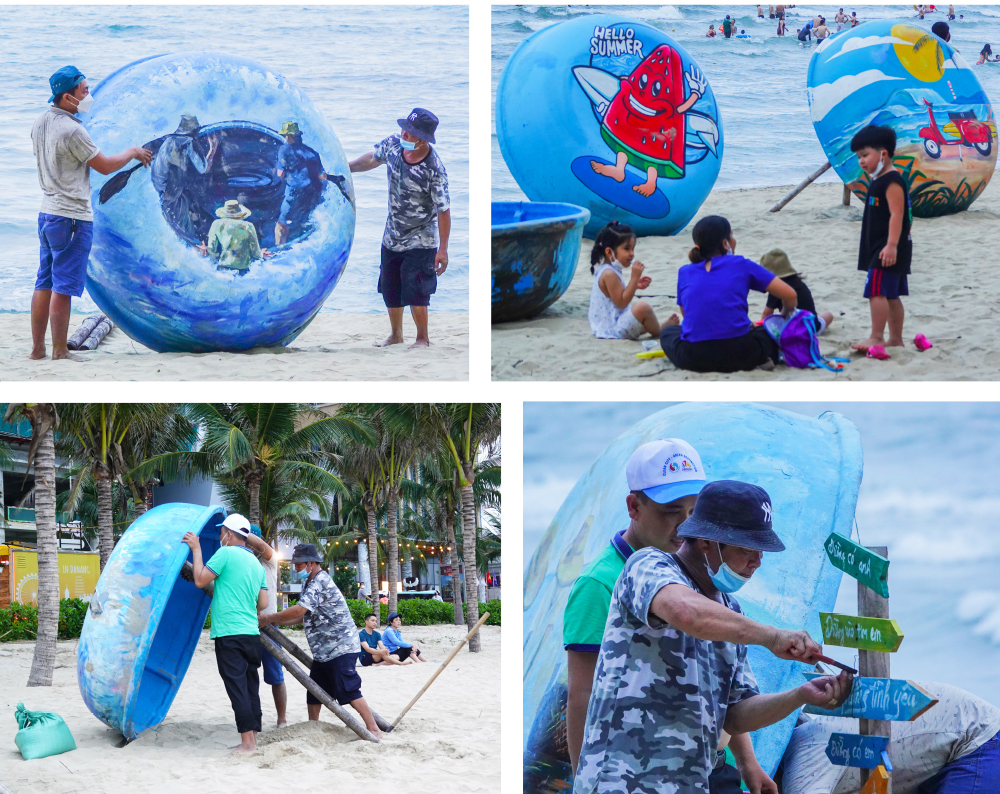 Nhộn nhịp các hoạt động tại bãi biển Đà Nẵng trong dịp nghỉ lễ, hè về ảnh 33