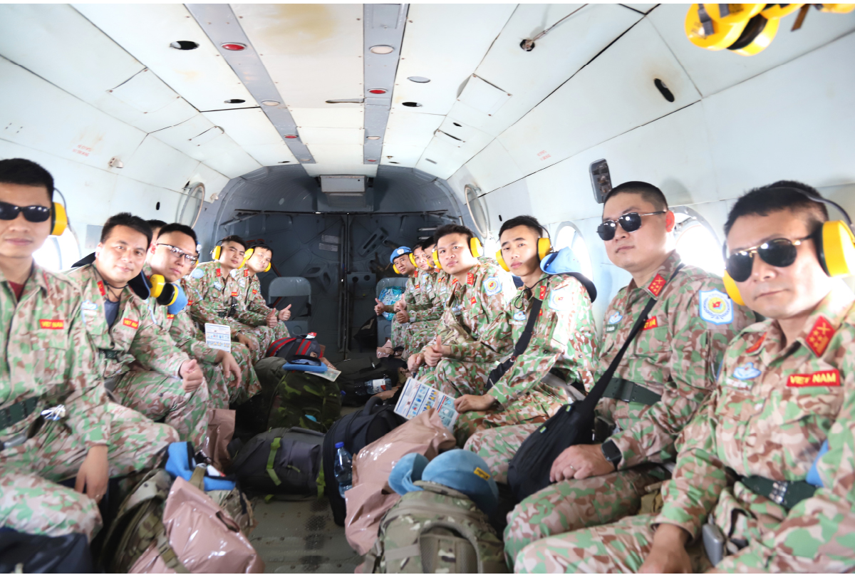 Những hình ảnh đầu tiên Đoàn tiền trạm Đội Công binh số 1 của Việt Nam tại khu vực Abyei ảnh 4 Những hình ảnh đầu tiên Đoàn tiền trạm Đội Công binh số 1 của Việt Nam tại khu vực Abyei ảnh 4