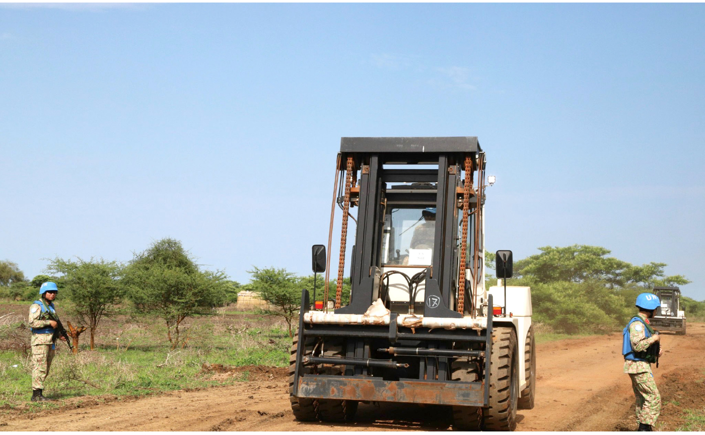 Những người lính mũ nồi xanh bắt 'đất cằn nở hoa' trên đất Abyei ảnh 15