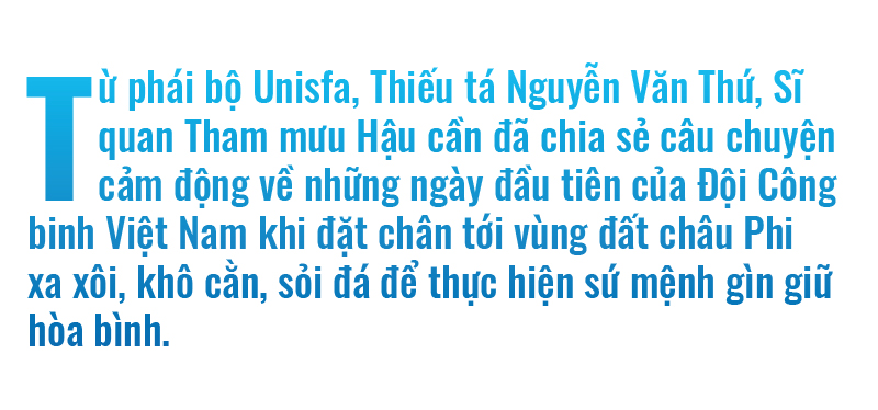 Những người lính mũ nồi xanh bắt 'đất cằn nở hoa' trên đất Abyei ảnh 1