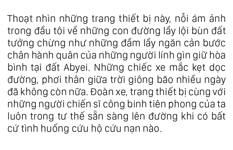 Những người lính mũ nồi xanh bắt 'đất cằn nở hoa' trên đất Abyei ảnh 7