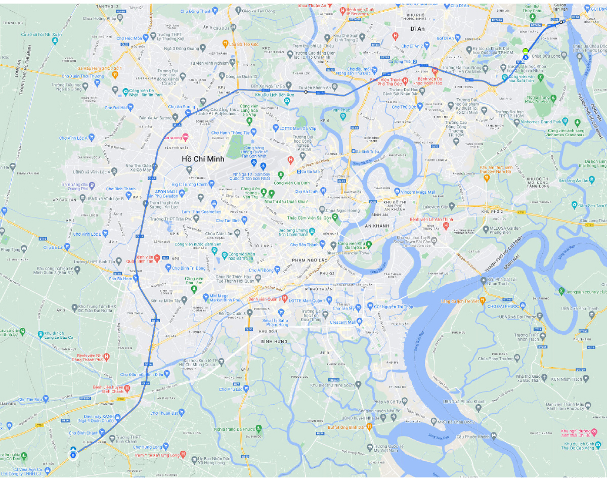 Lộ trình xe khách tuyến cố định đi, đến TPHCM ảnh 16