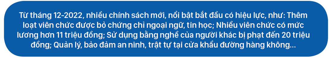 Những chính sách nổi bật, có hiệu lực từ tháng 12-2022 ảnh 1