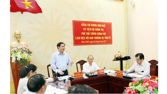 Kiểm tra công tác cán bộ tại tỉnh Bình Thuận ảnh 1