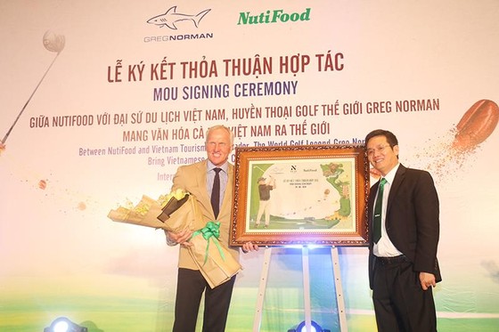 Huyền thoại golf thế giới Greg Norman hợp tác cùng Nutifood ảnh 1