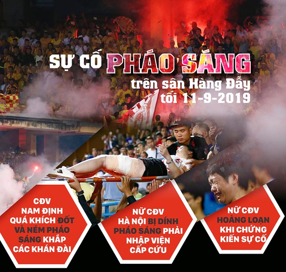 Trưởng ban kỷ luật VFF: CĐV Nam Định không phải đốt mà là bắn pháo sáng ảnh 1