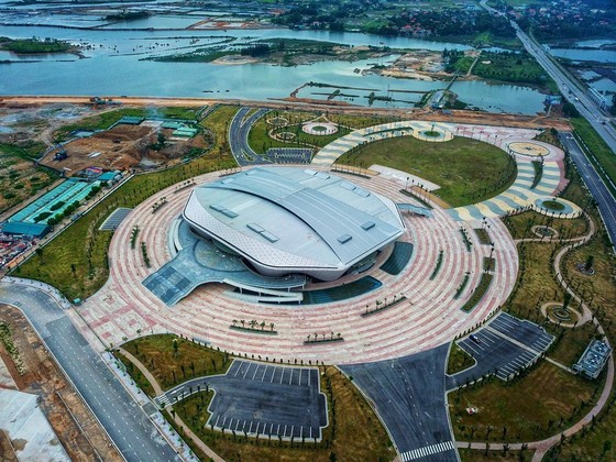 So tài đỉnh cao ở Nhà thi đấu hoành tráng phục vụ SEA Games 31 ảnh 1