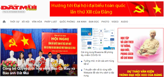Chính thức hợp nhất Báo Cà Mau và Báo ảnh Đất Mũi ảnh 1