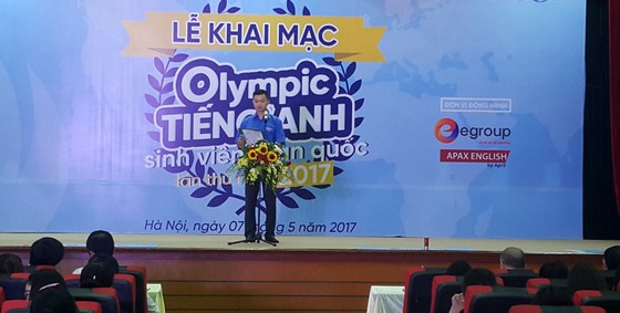 Khai mạc hội thi Olympic tiếng Anh sinh viên toàn quốc lần I năm 2017 ảnh 1