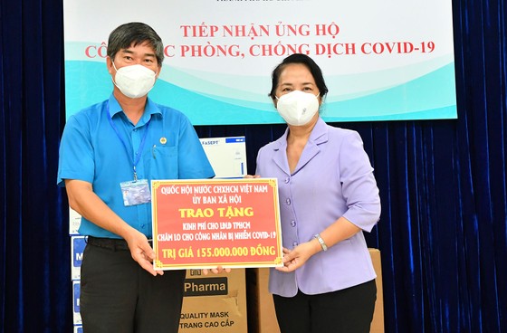 Ủy ban Xã hội của Quốc hội ủng hộ kinh phí, vật tư trị giá 848 triệu đồng cho TPHCM ảnh 4