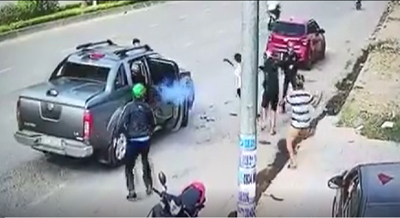 Vụ nổ súng ở Nhơn Trạch: Đối tượng cầm đầu ra đầu thú ảnh 1