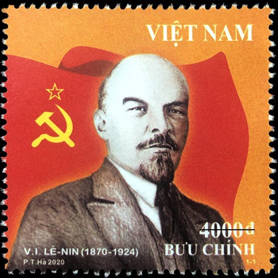 Phát hành bộ tem Kỷ niệm 150 năm ngày sinh Lênin ảnh 1