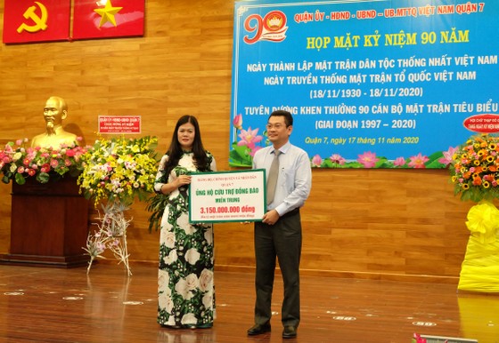 TPHCM: Nhiều địa phương kỷ niệm 90 năm Ngày truyền thống MTTQ Việt Nam ảnh 1