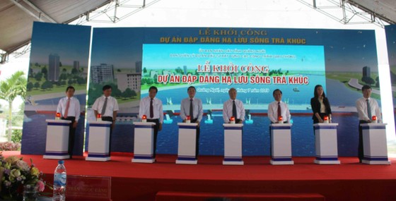 Quảng Ngãi: Khởi công Dự án Đập dâng hạ lưu sông Trà Khúc ảnh 1