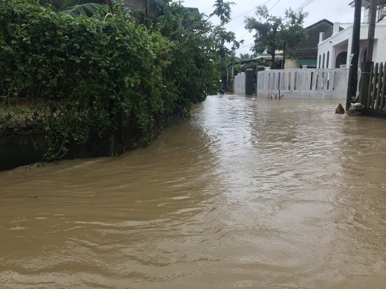 Lũ trên các sông ở Quảng Ngãi lên nhanh, sắp trên mức báo động 3 ảnh 6