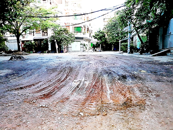 Tan nát đường vào khu Đồng Diều ảnh 1