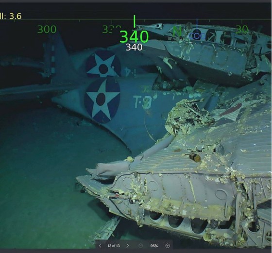 Tìm thấy xác tàu sân bay USS Lexington của Mỹ bị đánh chìm 76 năm trước ảnh 4