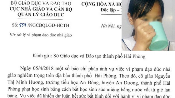 Xử lý hành vi vi phạm của giáo viên ảnh 1