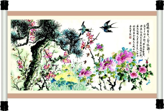 張漢明書畫培訓班點滴:水墨畫蕾 含苞待放 ảnh 1