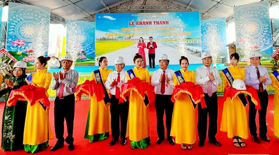 Khánh thành tuyến đường 1.200 tỷ đồng kết nối vùng kinh tế trọng điểm tôm – lúa ảnh 1