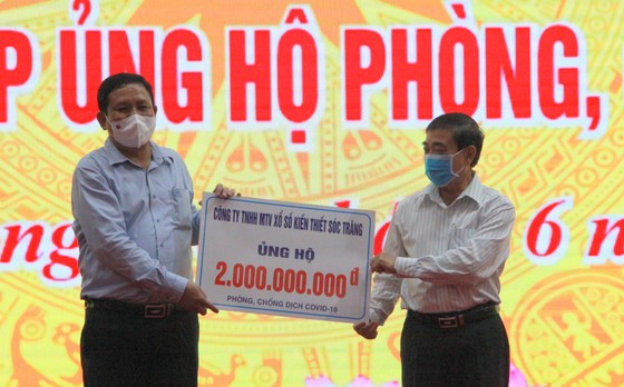 Sóc Trăng tiếp nhận hơn 6 tỷ đồng ủng hộ phòng, chống dịch Covid-19 ảnh 2