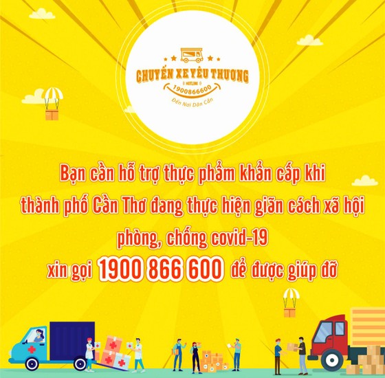 Cần Thơ: Người dân gặp khó khăn về thực phẩm hãy gọi 1900 866 600 ảnh 1