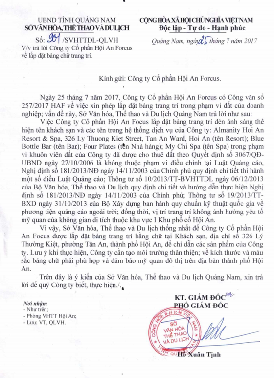 Hội An: Cán bộ không nắm rõ luật? ảnh 2
