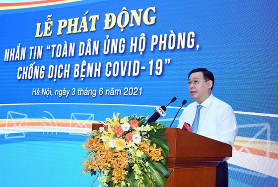 Chủ tịch Quốc hội phát động nhắn tin ủng hộ Quỹ vaccine chống dịch Covid-19 ảnh 2