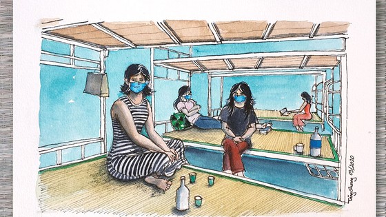 Khu thực hiện cách ly sinh động trong mắt người trẻ ảnh 2