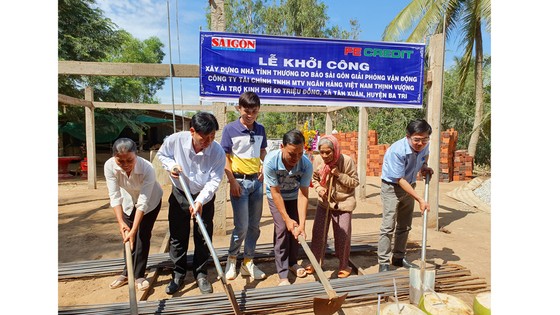 Báo SGGP khởi công xây nhà đại đoàn kết tại Bến Tre ảnh 2