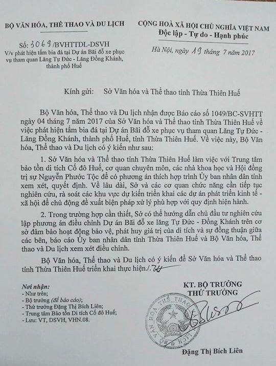Vụ san ủi mộ vợ vua Tự Đức: Nếu cần thiết sẽ điều chỉnh quy hoạch ảnh 1