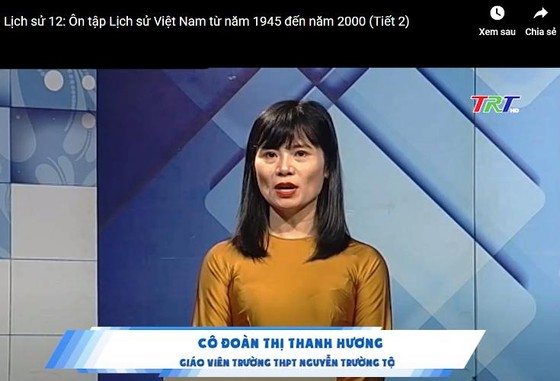 Bộ GD-ĐT chọn các bài giảng của Huế dạy học cho học sinh cả nước ảnh 1