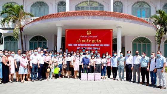 Đoàn y, bác sĩ Thừa Thiên - Huế vào Bình Dương hỗ trợ chống dịch Covid-19 ảnh 2