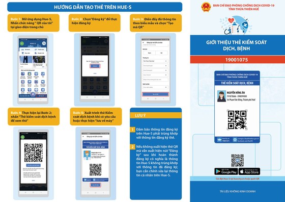 Thừa Thiên – Huế đã cấp thẻ kiểm soát dịch bệnh qua mã QR cho 93.233 công dân ảnh 1
