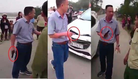 Vụ rút súng đe dọa bắn sau tai nạn giao thông ở Hà Tĩnh: Phạt tài xế 38 triệu đồng ảnh 1