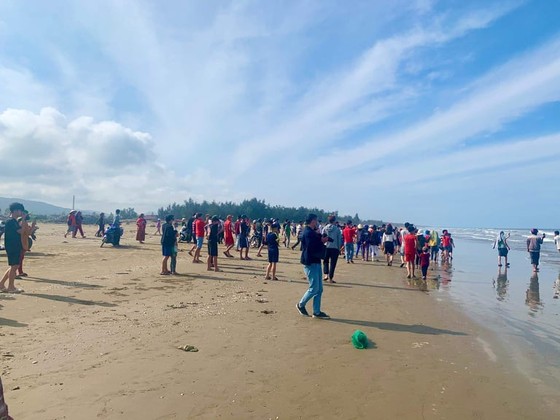 Phát hiện xác cá voi lớn trôi dạt vào bờ biển Hà Tĩnh ảnh 8