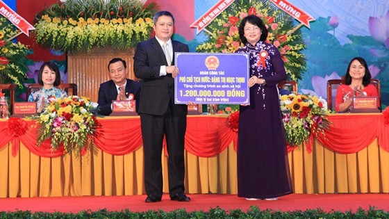 Phó Chủ tịch nước Đặng Thị Ngọc Thịnh dự Đại hội Thi đua yêu nước tỉnh Hà Tĩnh ảnh 3