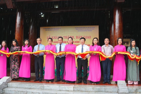 Saigontourist Group khánh thành, bàn giao 4 hạng mục đầu tư tài trợ tại Khu di tích Kim Liên ảnh 1
