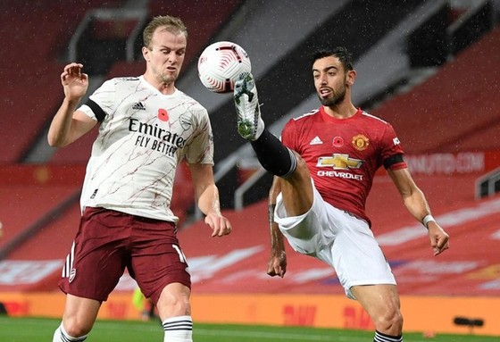 Arsenal đối đầu Man.United và tâm điểm Bruno Fernandes ảnh 1
